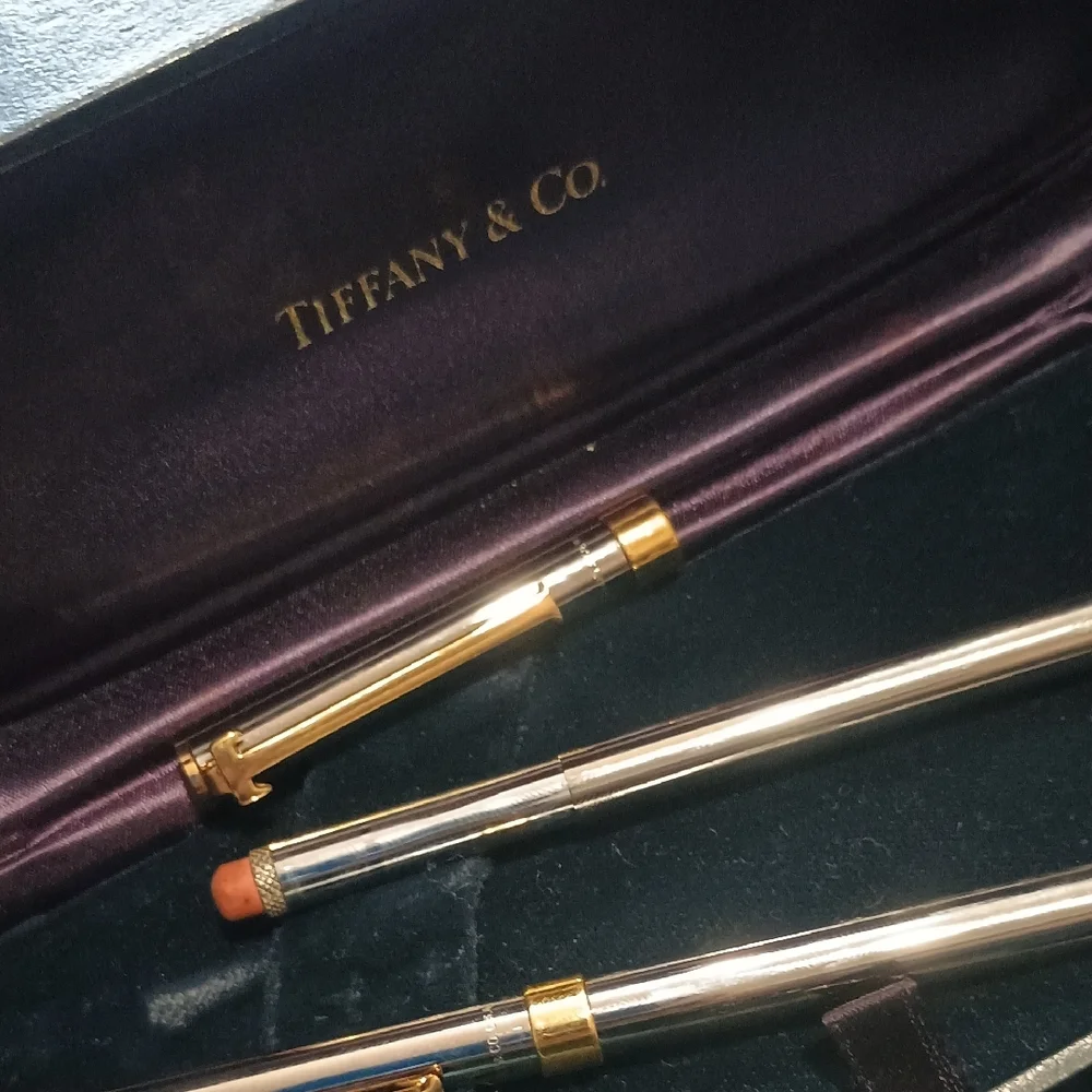 Tiffany & Co. Gold and Silver Pen Duo